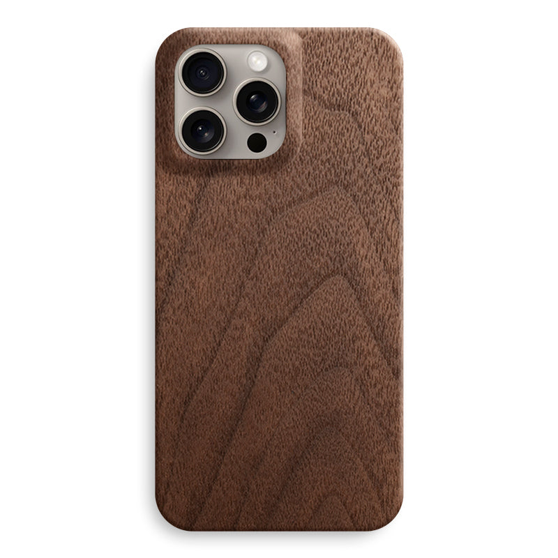 Slim Wood iPhone Case Mobile Phone Cases Komodo Walnut iPhone 15 Pro Max