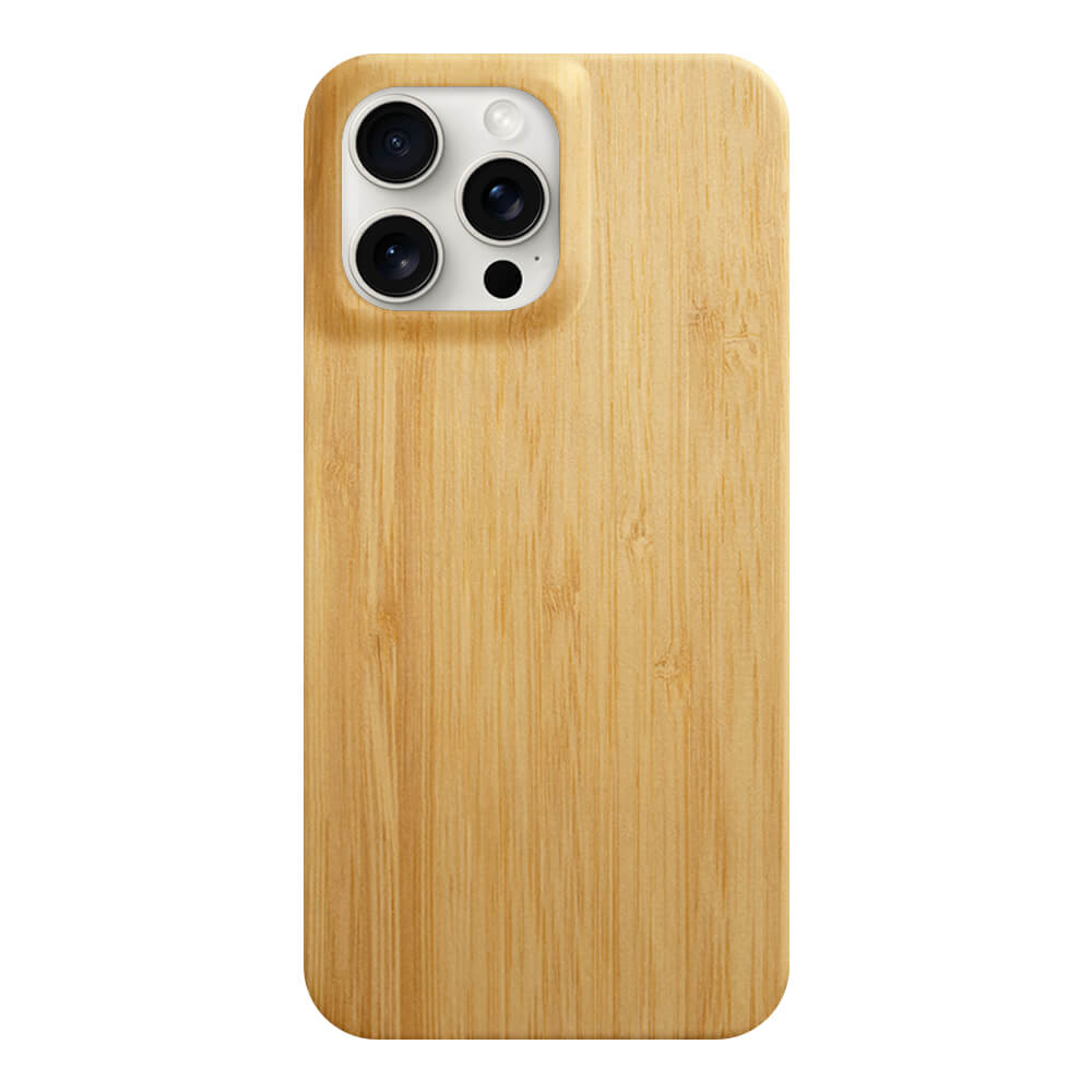 Slim Wood iPhone Case Mobile Phone Cases Komodo Bamboo iPhone 16 Pro Max