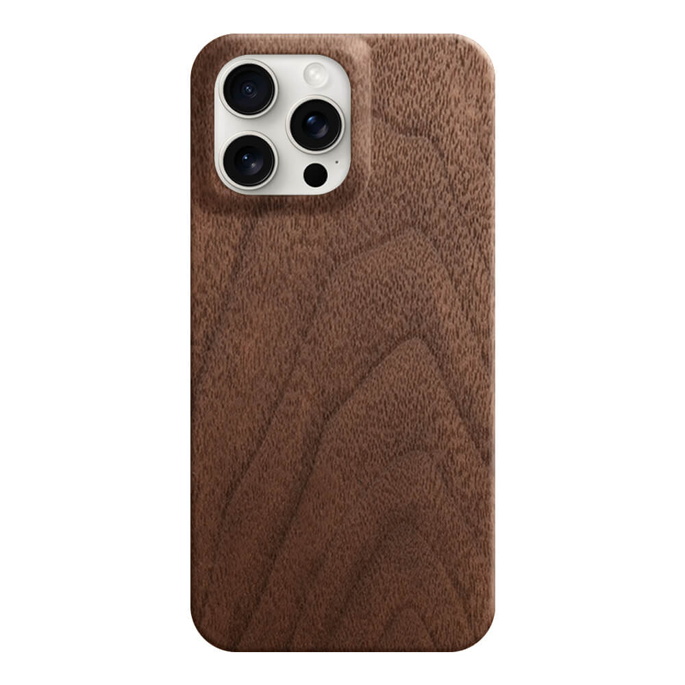 Slim Wood iPhone Case Mobile Phone Cases Komodo Walnut iPhone 16 Pro Max