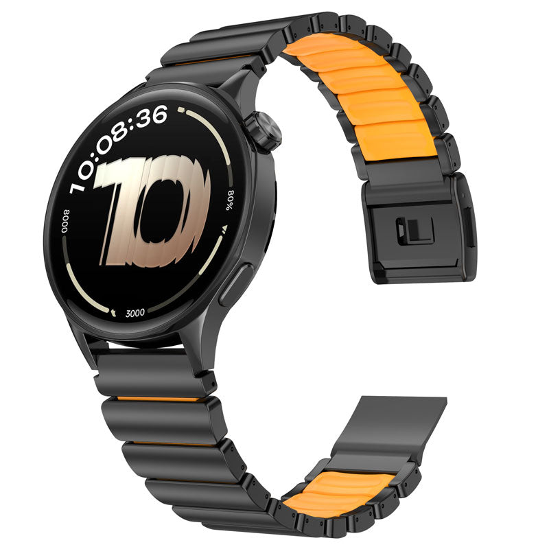 Titanium Flex 22mm Universal Quick-Release Smartwatch Band