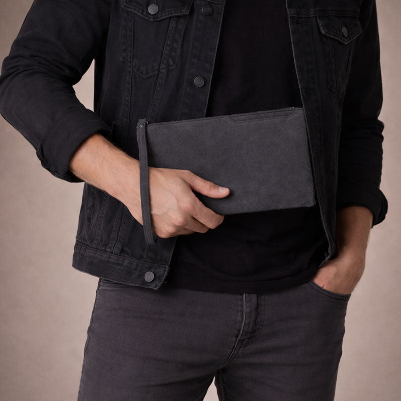 Alcantara Pouch