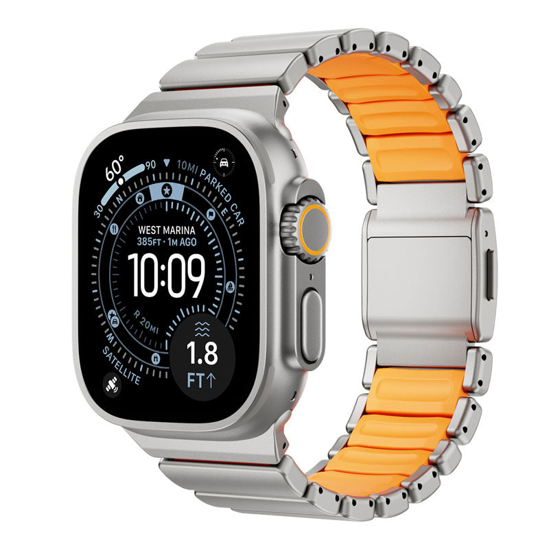 Titanium Flex Apple Watch Band