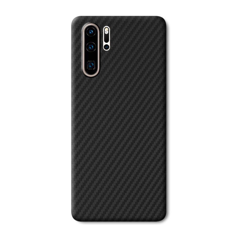 Aramid Fiber Huawei Case Mobile Phone Cases Volaris Black Aramid Fiber Huawei P30 Pro Open
