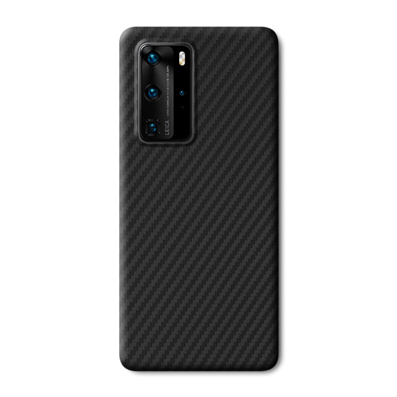 Aramid Fiber Huawei Case Mobile Phone Cases Volaris Black Aramid Fiber Huawei P40 Pro Open