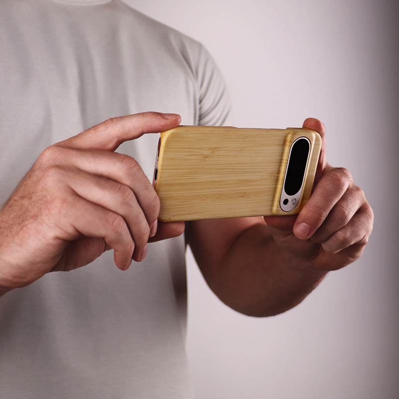 Slim Wood Pixel Case