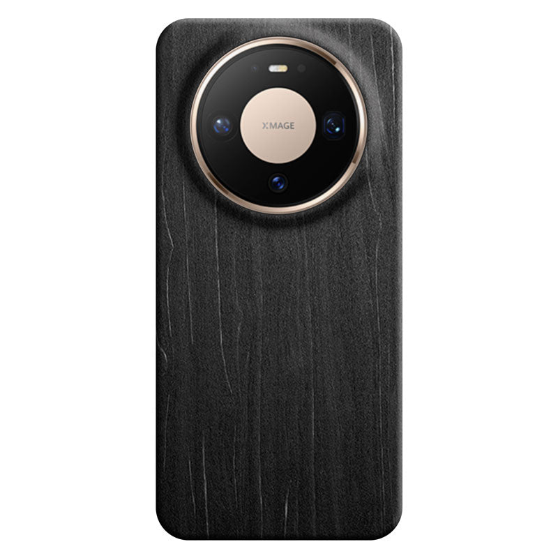 Komodoty Huawei Mate 80 Pro slim wood charcoal black phone case on a white background