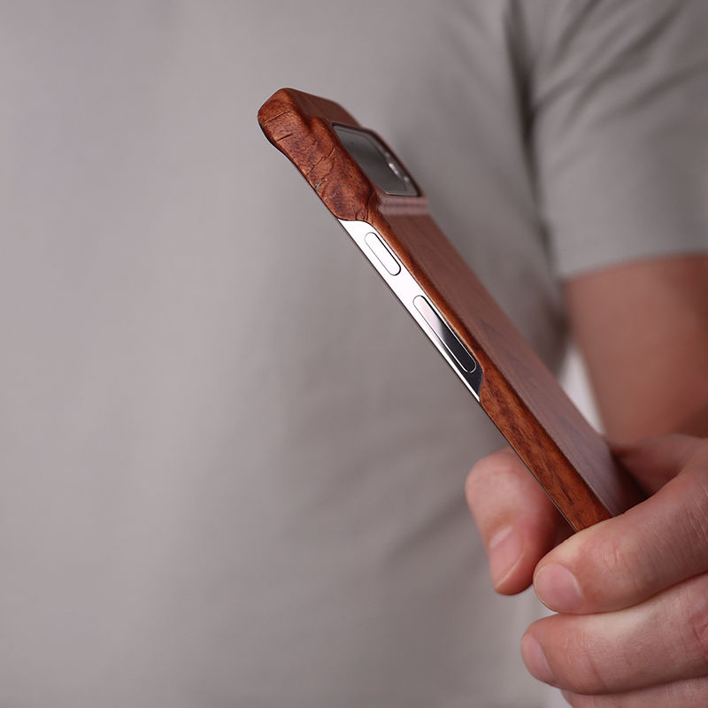 Slim Wood Pixel Case