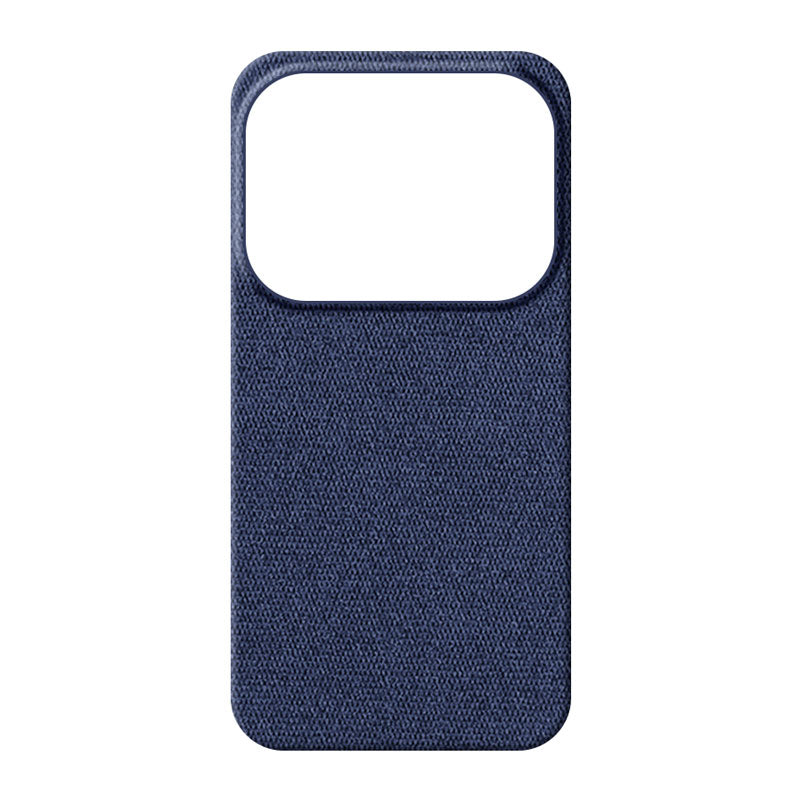 Oppo Find X10 Pro Max fabric phone case in blue on white background