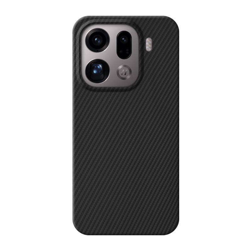 Oppo Find X9 Pro black aramid fiber phone case