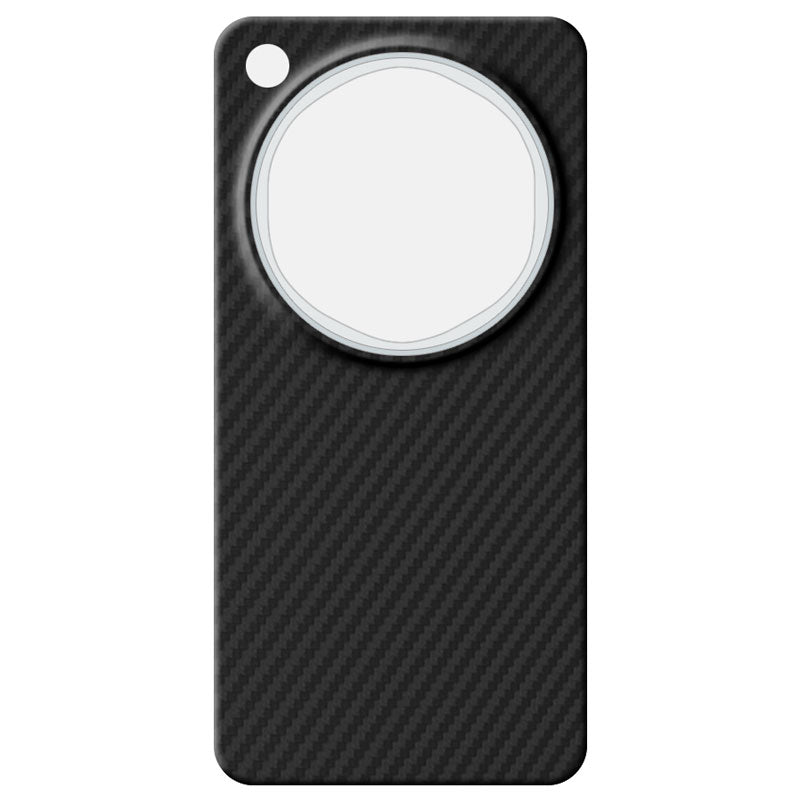 Oppo Find X9 Ultra black aramid fiber phone case with twill pattern