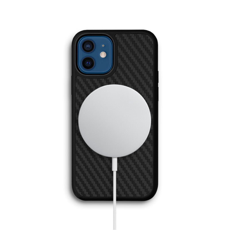 Max Protection iPhone Cases Mobile Phone Cases Amazonia Black Aramid Fiber iPhone 12 Mini With MagSafe
