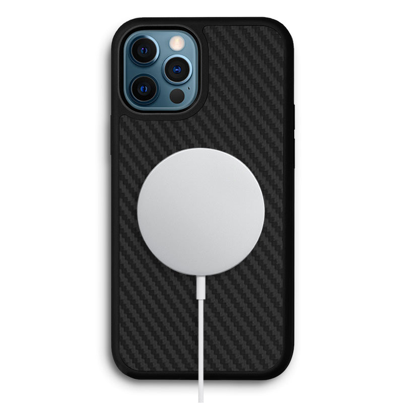 Max Protection iPhone Cases Mobile Phone Cases Amazonia Black Aramid Fiber iPhone 12 Pro Max With MagSafe