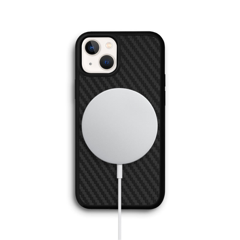 Max Protection iPhone Cases Mobile Phone Cases Amazonia Black Aramid Fiber iPhone 13 Mini With MagSafe