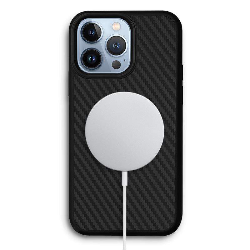 Max Protection iPhone Cases Mobile Phone Cases Amazonia Black Aramid Fiber iPhone 13 Pro Max With MagSafe