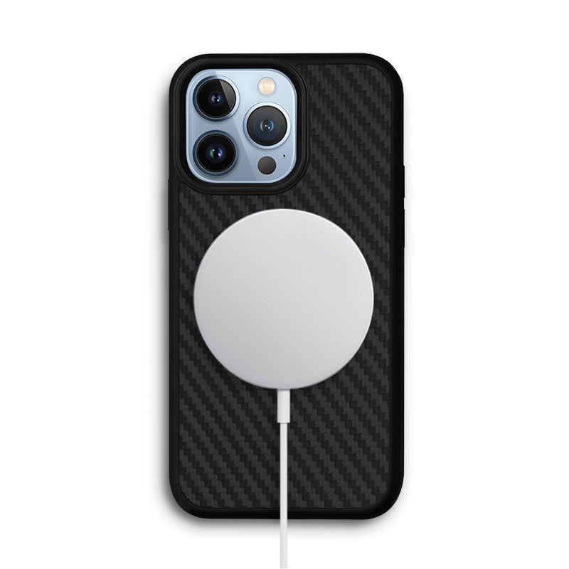 Max Protection iPhone Cases Mobile Phone Cases Amazonia Black Aramid Fiber iPhone 13 Pro With MagSafe