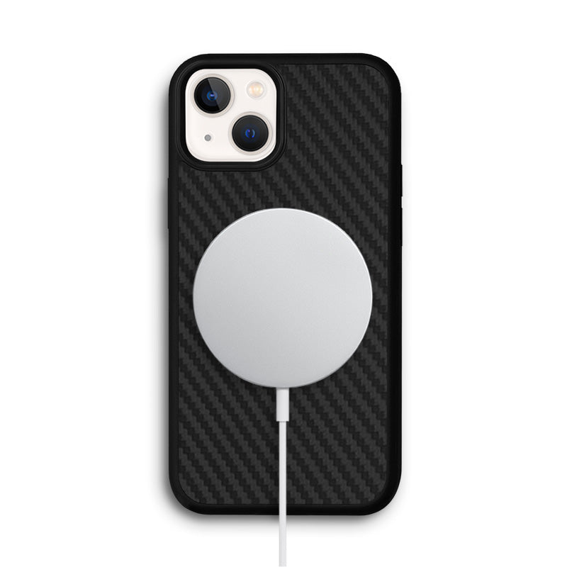 Max Protection iPhone Cases Mobile Phone Cases Amazonia Black Aramid Fiber iPhone 13 With MagSafe