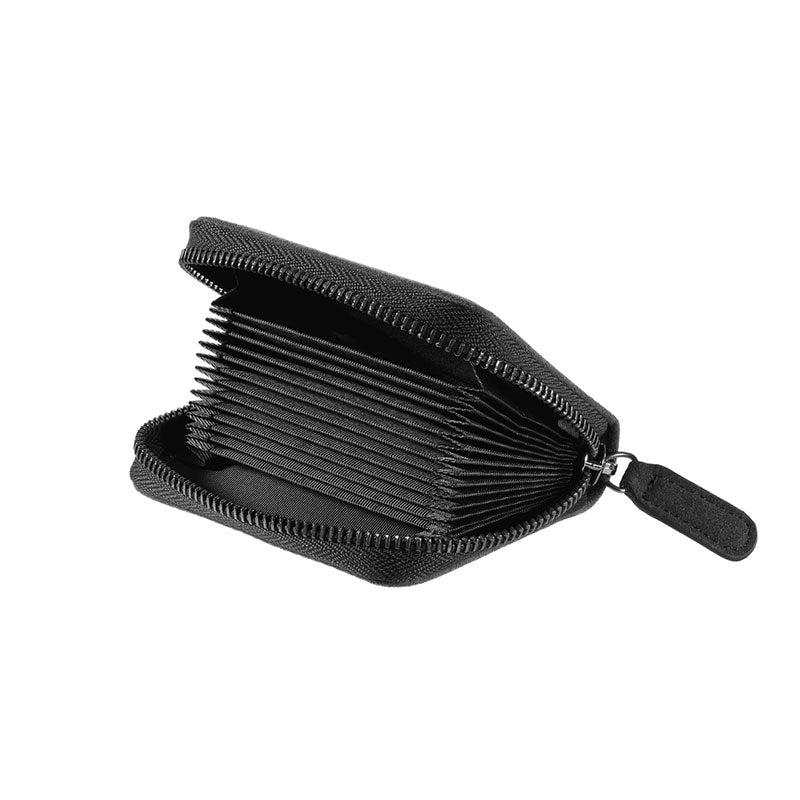 Alcantara Zipper Wallet