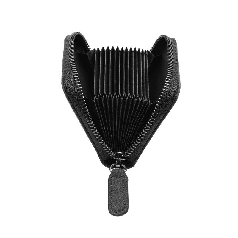 Alcantara Zipper Wallet