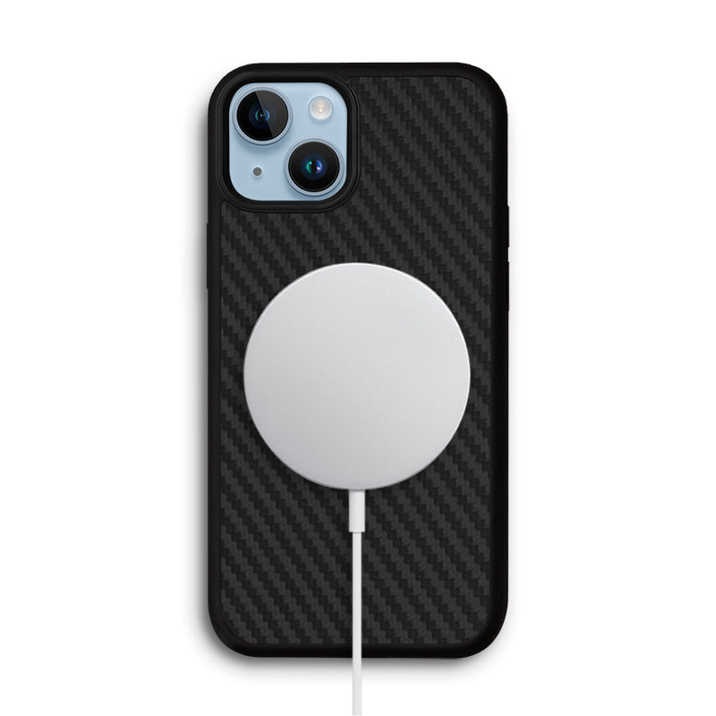 Max Protection iPhone Cases Mobile Phone Cases Amazonia Black Aramid Fiber iPhone 14 With MagSafe