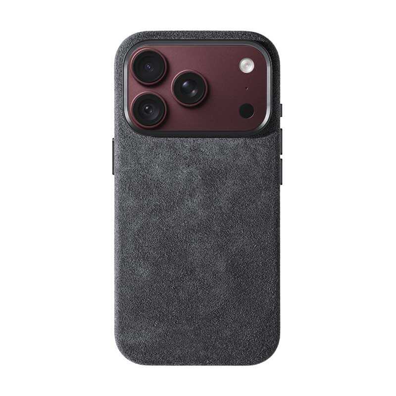 Coque iPhone en alcantara