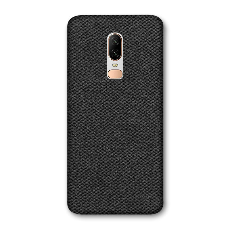 Fabric OnePlus Case Mobile Phone Cases Sequoia Black OnePlus 6
