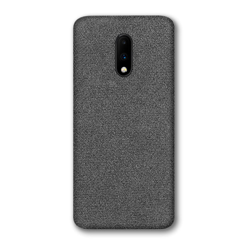 Fabric OnePlus Case Mobile Phone Cases Sequoia Dark Grey OnePlus 7