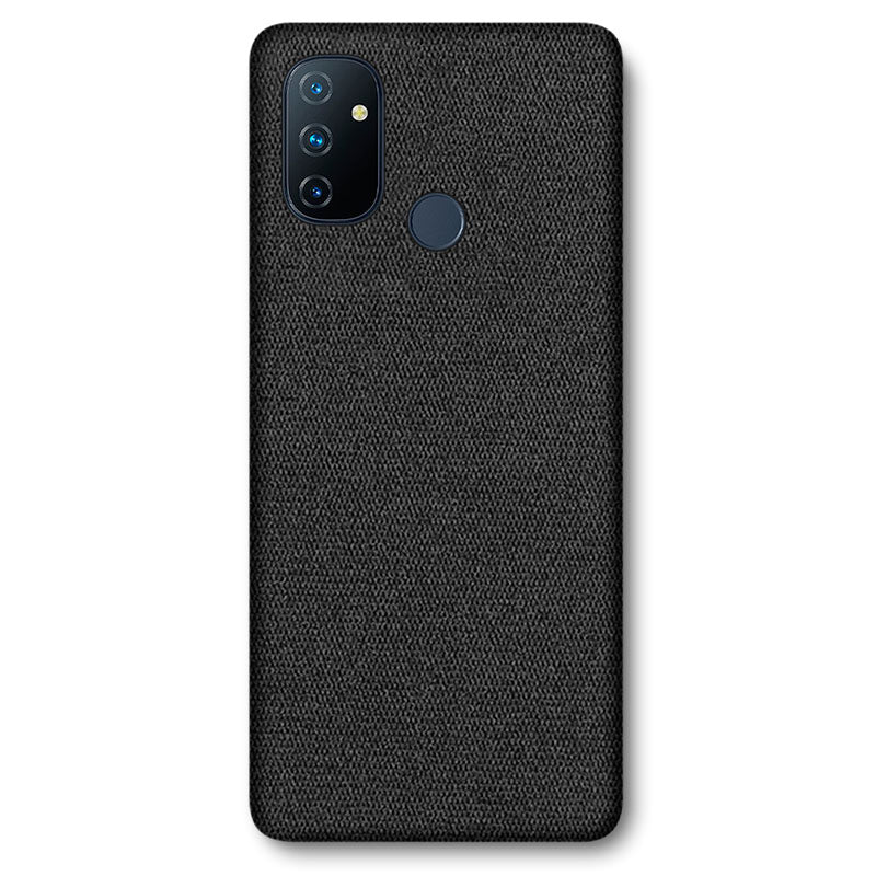 Fabric OnePlus Case Mobile Phone Cases Sequoia Black OnePlus Nord N100