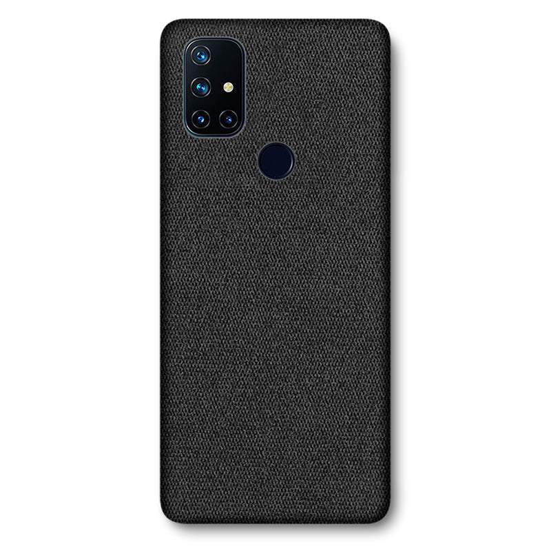 Fabric OnePlus Case Mobile Phone Cases Sequoia Black OnePlus Nord N10