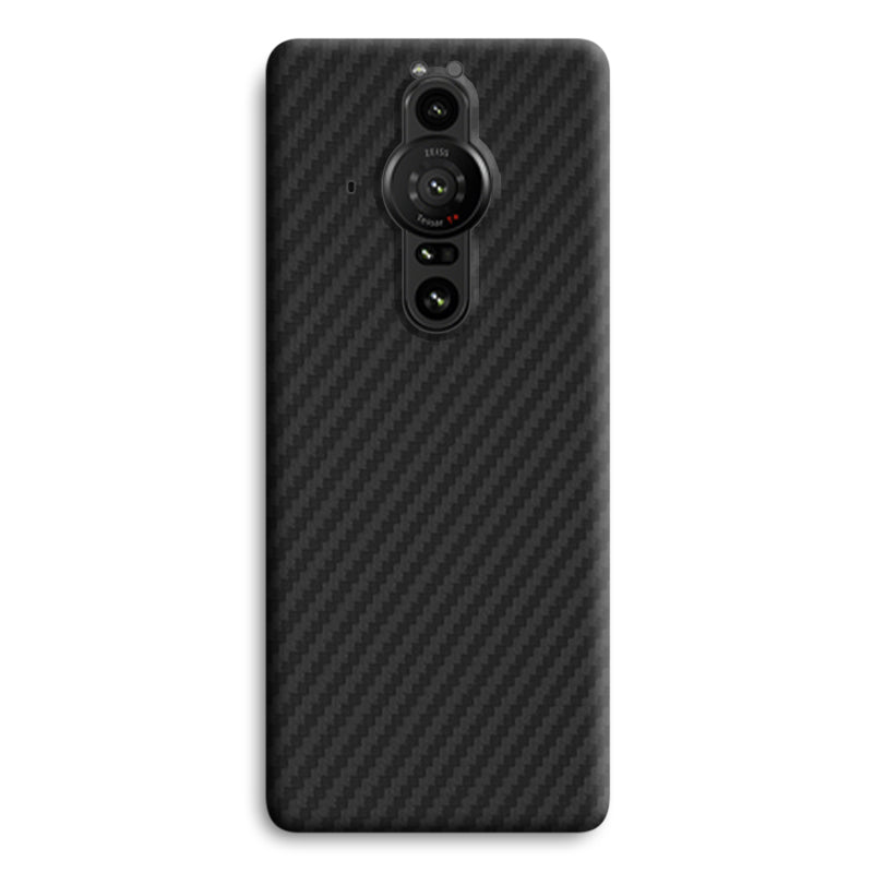 Aramid Fiber Sony Case Mobile Phone Cases Volaris Black Aramid Fiber Xperia Pro-I