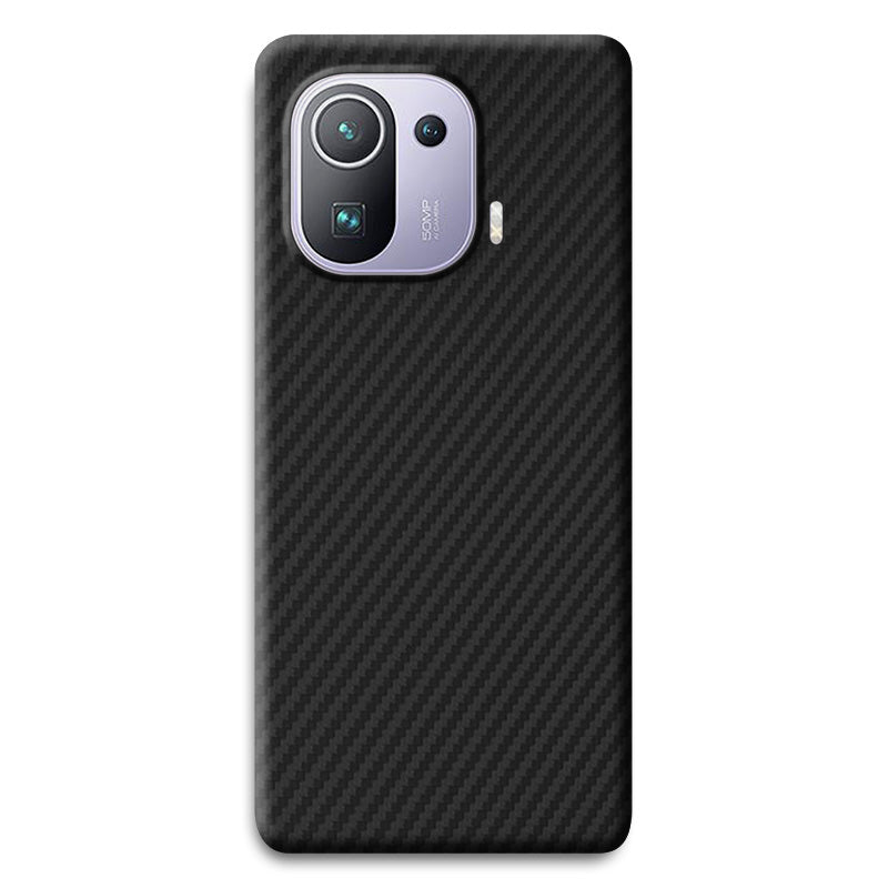 Aramid Fiber Xiaomi Case Mobile Phone Cases Volaris Black Aramid Fiber Xiaomi Mi 11 Pro Open