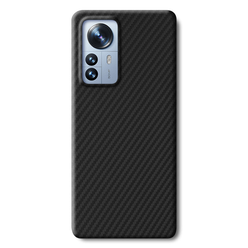Aramid Fiber Xiaomi Case Mobile Phone Cases Volaris Black Aramid Fiber Xiaomi 12 Pro Open