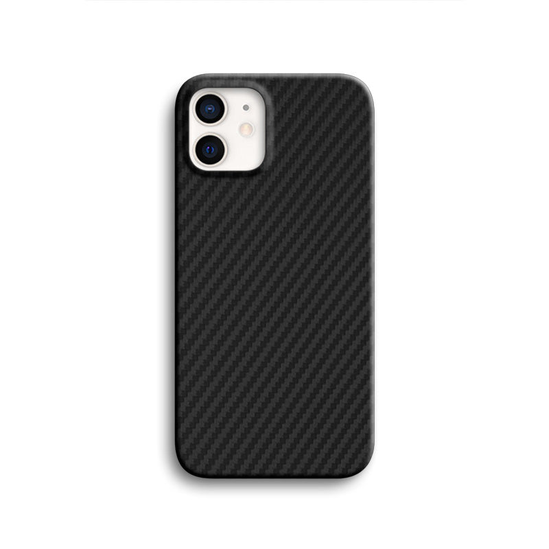 Aramid Fiber iPhone Case Mobile Phone Cases Volaris Black Aramid Fiber iPhone 12 Mini Open