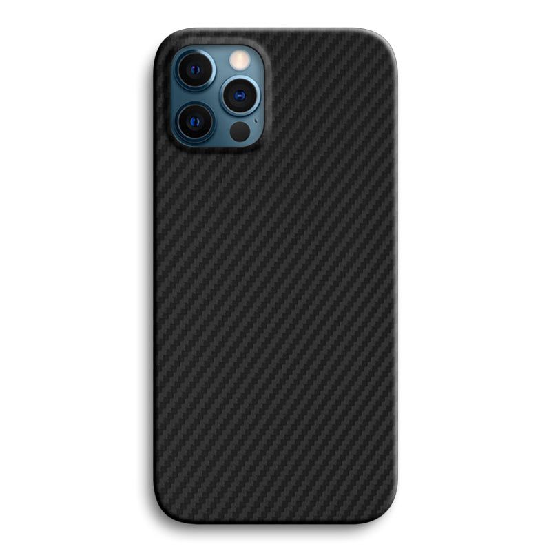 Aramid Fiber iPhone Case Mobile Phone Cases Volaris Black Aramid Fiber iPhone 12 Pro Max Open