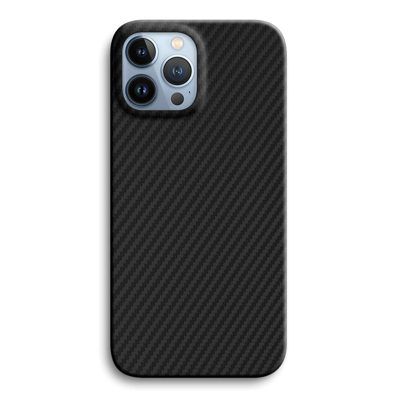 Aramid Fiber iPhone Case Mobile Phone Cases Volaris Black Aramid Fiber iPhone 13 Pro Max Open