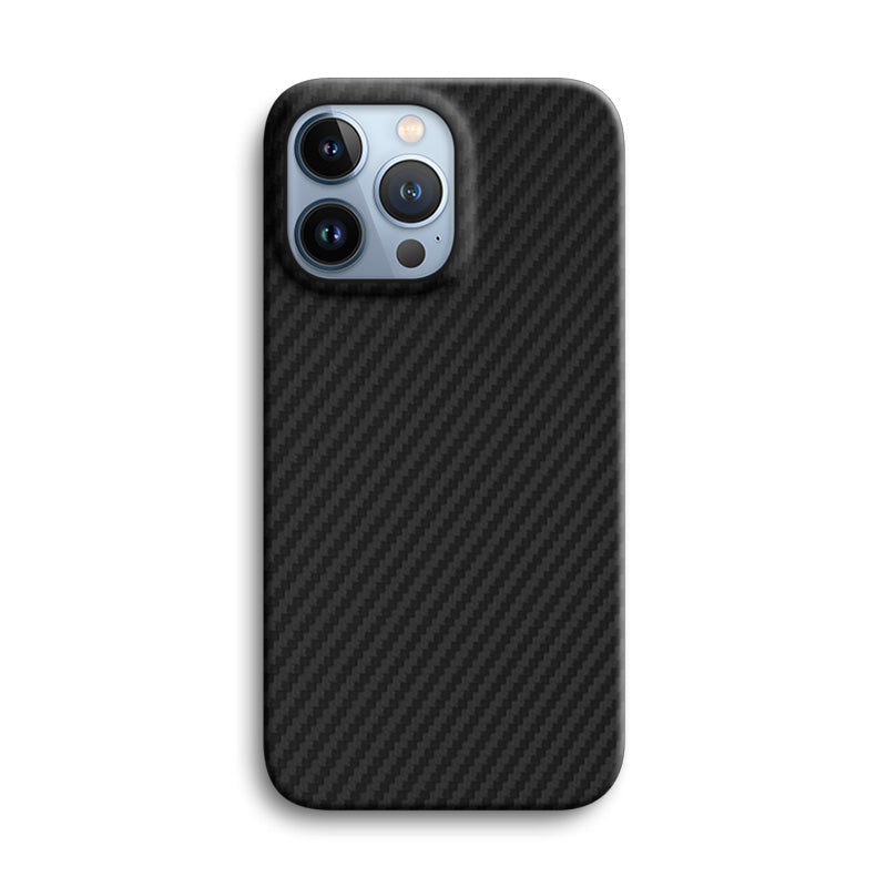 Aramid Fiber iPhone Case Mobile Phone Cases Volaris Black Aramid Fiber iPhone 13 Pro Open