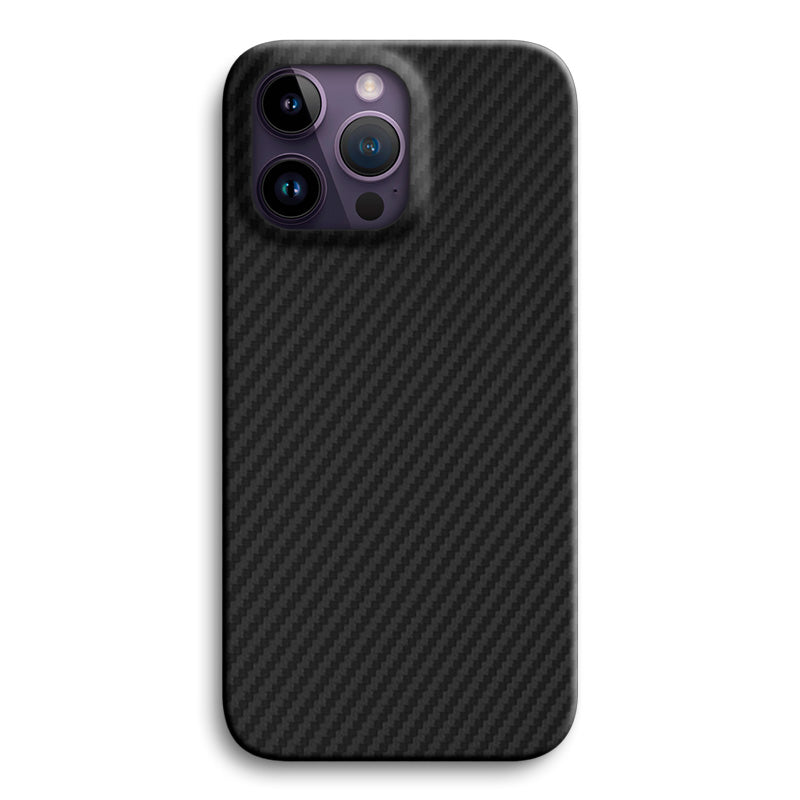 Aramid Fiber iPhone Case Mobile Phone Cases Volaris Black Aramid Fiber iPhone 14 Pro Max Open