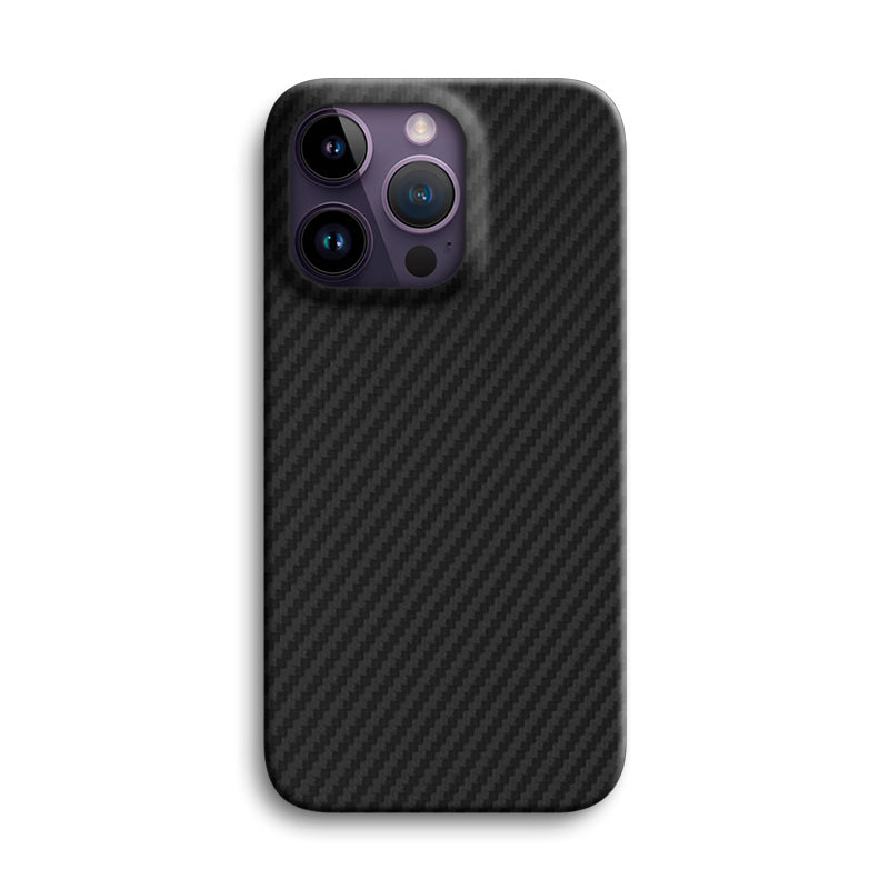 Aramid Fiber iPhone Case Mobile Phone Cases Volaris Black Aramid Fiber iPhone 14 Pro Open