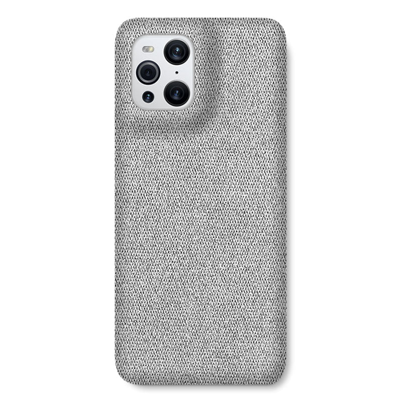 Fabric Oppo Phone Cases Mobile Phone Cases Sequoia Light Grey Find X3/X3 Pro