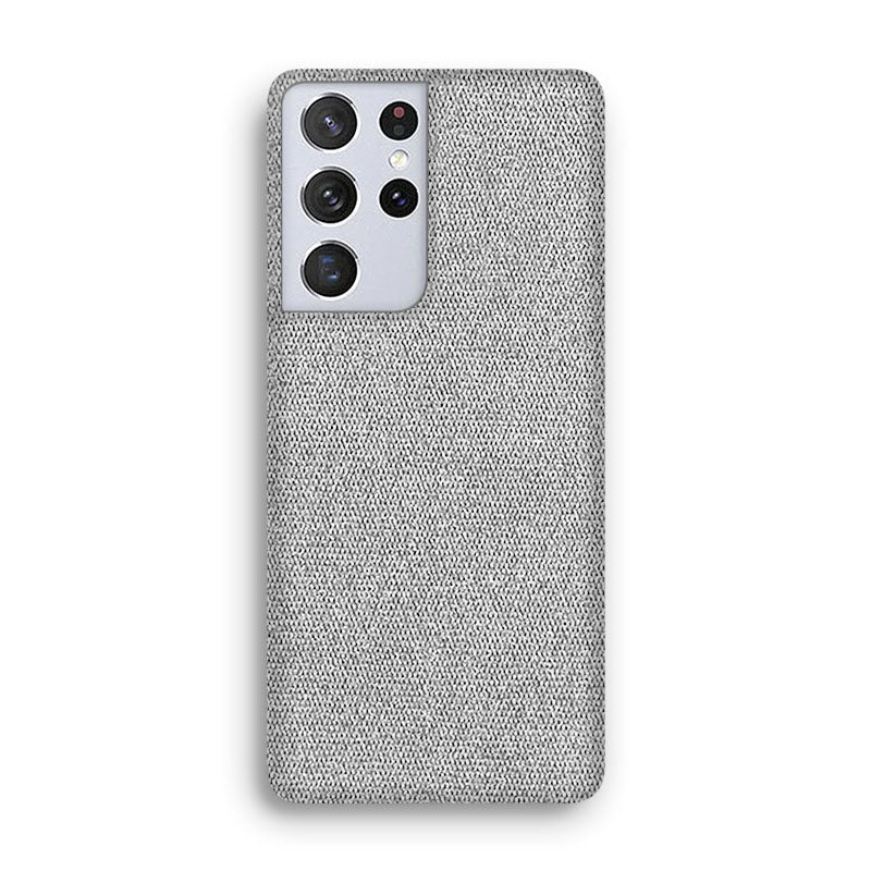 Fabric Samsung Case Mobile Phone Cases Sequoia Light Grey S21 Ultra