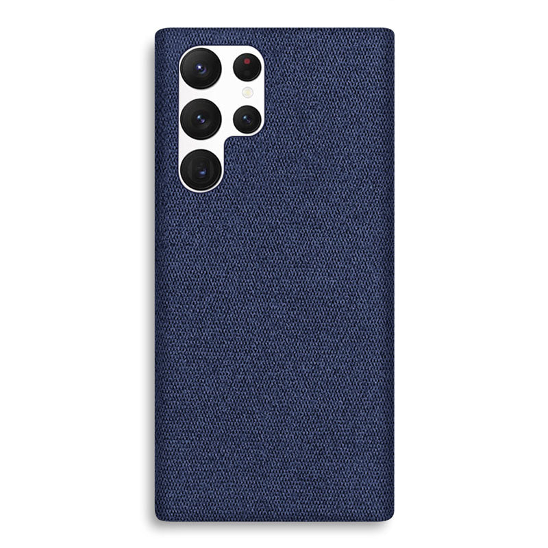 Fabric Samsung Case Mobile Phone Cases Sequoia Blue S22 Ultra