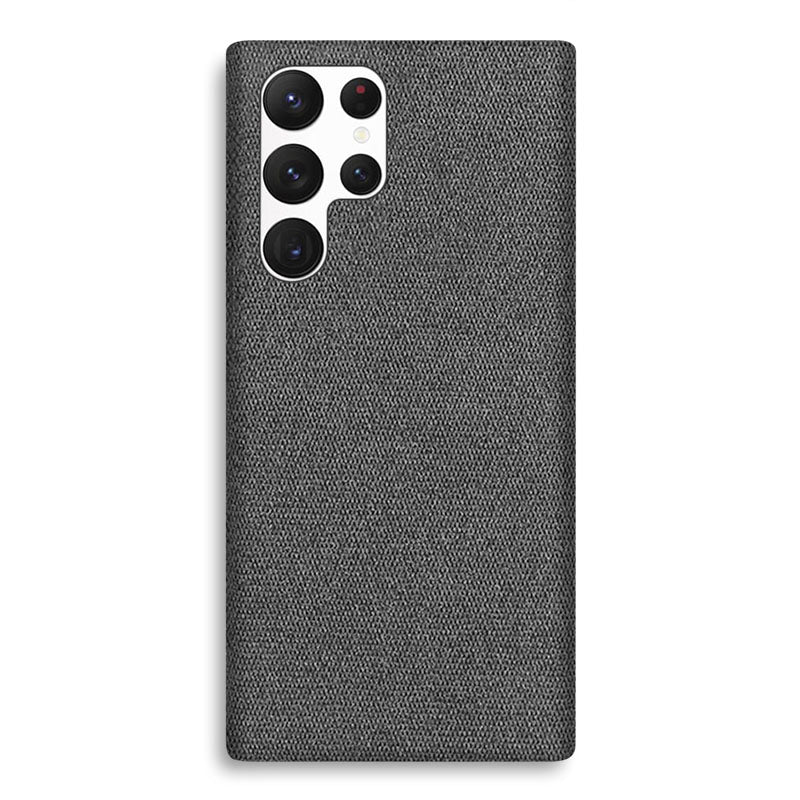 Fabric Samsung Case Mobile Phone Cases Sequoia Dark Grey S22 Ultra
