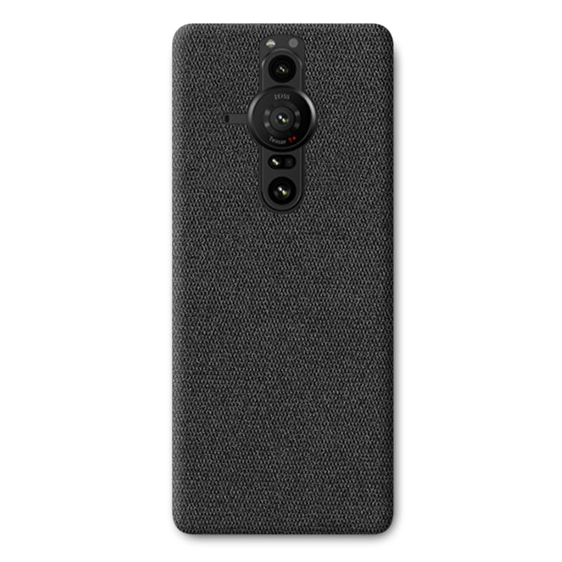 Fabric Sony Case Mobile Phone Cases Sequoia Black Xperia Pro-I