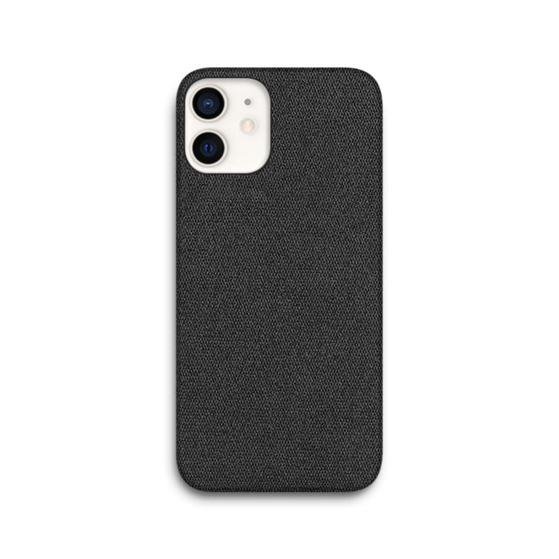 Fabric iPhone Case Mobile Phone Cases Sequoia Black iPhone 12 Mini