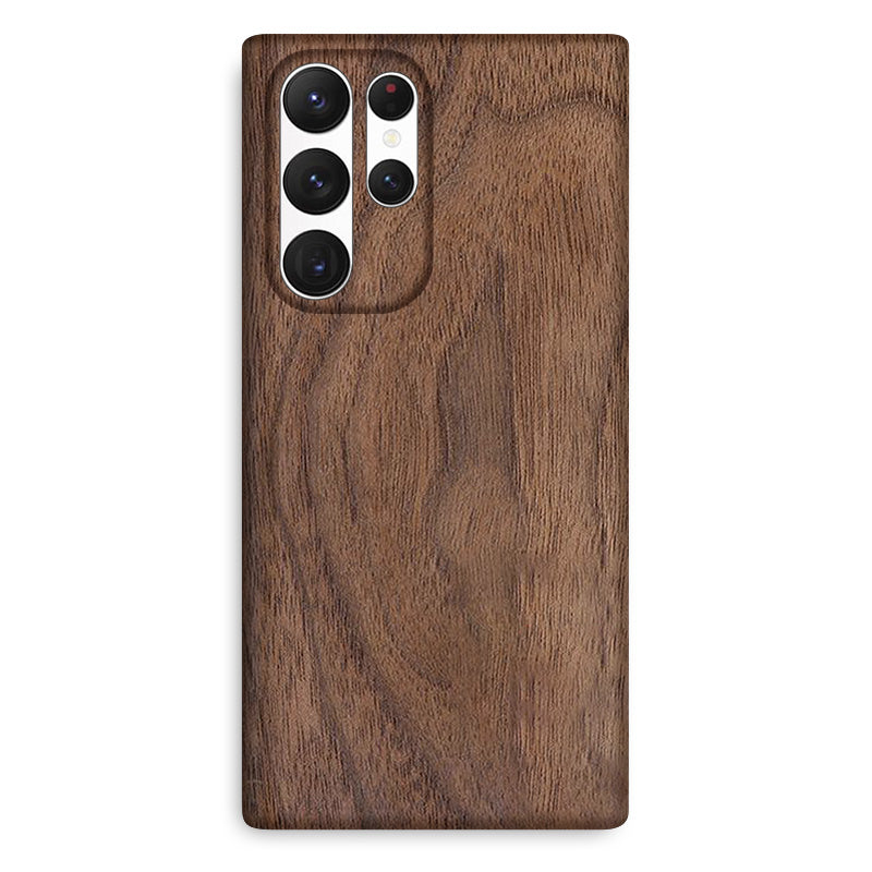 Slim Wood Samsung Case Mobile Phone Cases Komodo Walnut S22 Ultra