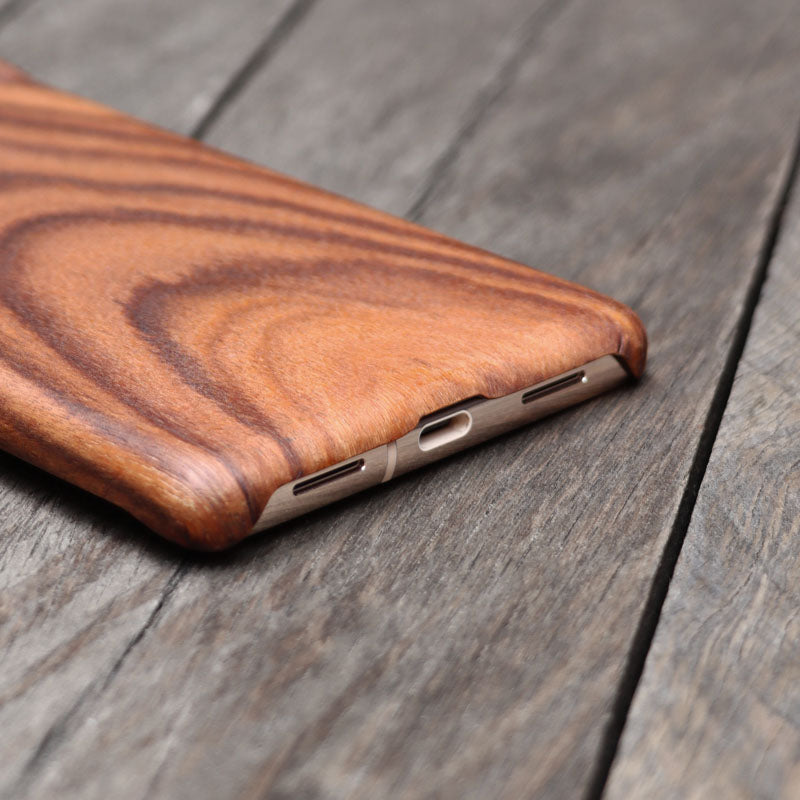 Slim Wood Pixel Case Komodo