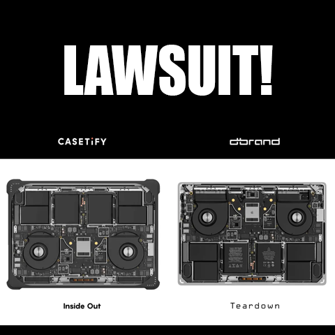 Casetify vs Dbrand: Lawsuit for copying design!