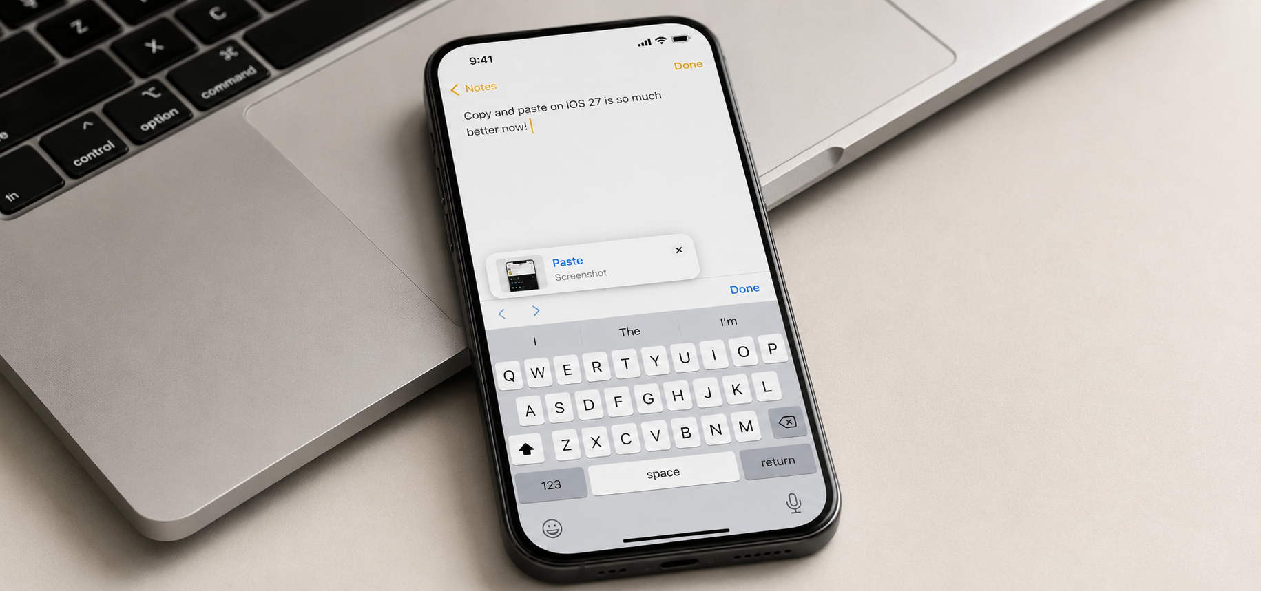 iOS 27 Keyboard Paste Button Explained