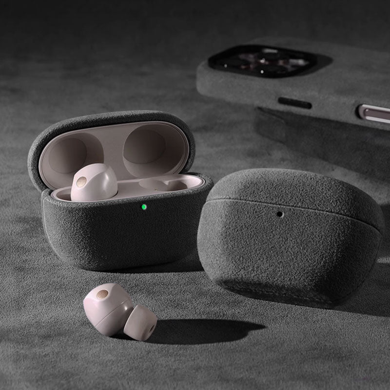 Alcantara Sony WF-1000XM4 Case Earbuds Case Saguaro