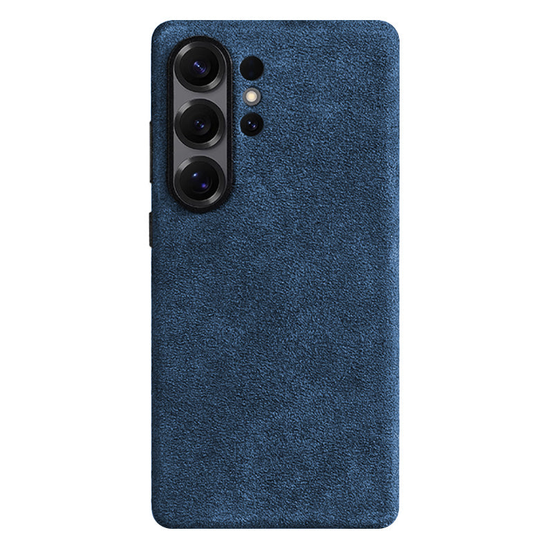 Alcantara Samsung Case Mobile Phone Cases Saguaro Ocean Blue Alcantara Samsung S25 Ultra
