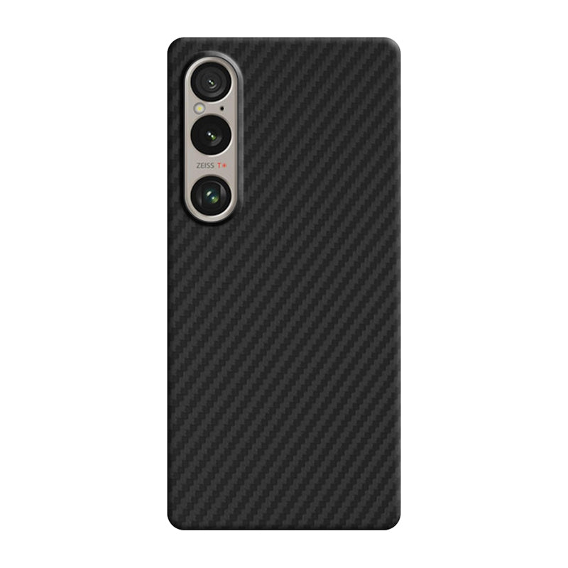 Aramid Fiber Sony Case  Volaris Black Aramid Fiber Xperia 1 VI 